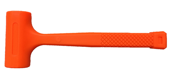 Оранжевый мертвый ударный молоток в форме одной инъекции не искрящийся не отскакивающий стальные шарики не марлирующие внутри
