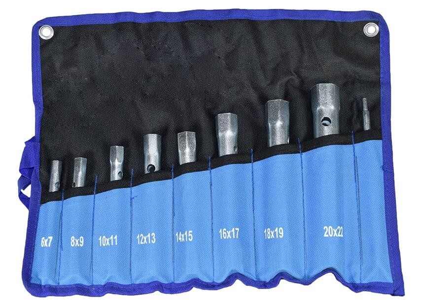 Monobloc набор 6-22mm гаечного ключа цинк-покрыл стальные 6/7mm, 8/9mm, 10/11mm, 12/13mm, 14/15mm, 16/17, 18/19mm, 20/22mm