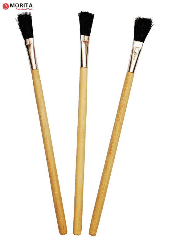 Очистите щетинки Pce 25 Pce ручки 3 щетки длину 195mm 25mm*12 Mm деревянной деревянную прикладывая поток или крепите на клею к совместному и потокам