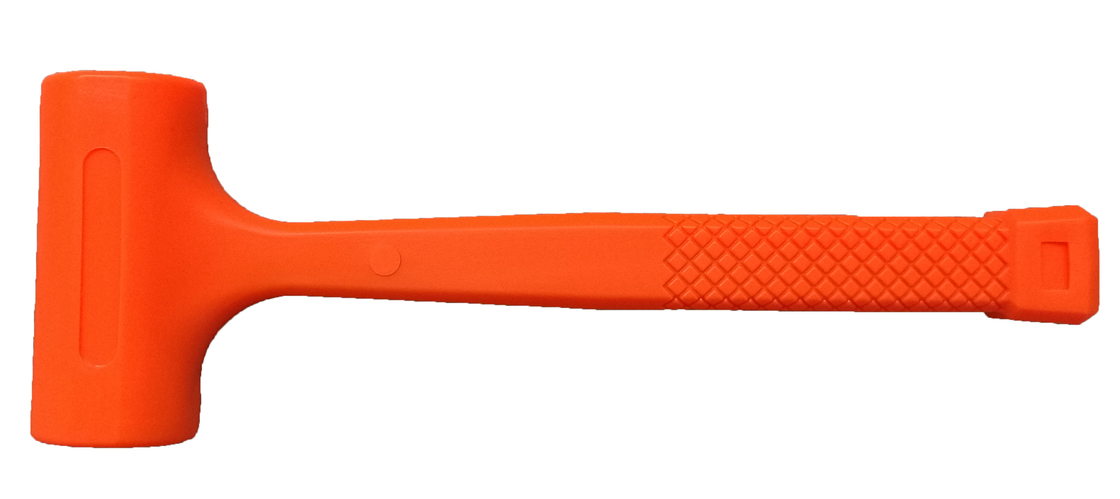 Оранжевый мертвый ударный молоток в форме одной инъекции не искрящийся не отскакивающий стальные шарики не марлирующие внутри