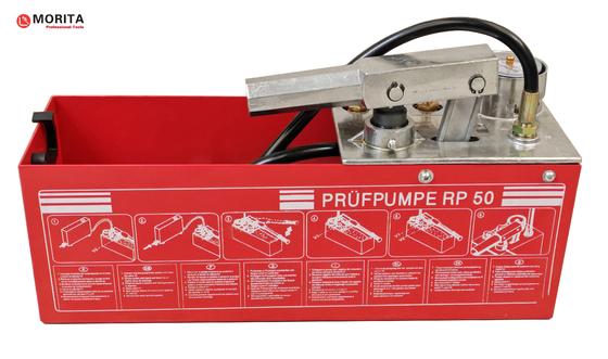 Купить Ручной гидравлический испытательный насос 5Mpa 12L Трубопроводные инструменты латунь и сталь и сплав Al online manufacture