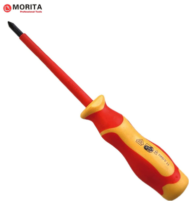 Купить Изолированные ручные инструменты отвертка ВДЭ Сплоченный Филипс Пози наконечник Хром ванадийная сталь 1000 В преобразовательная высокая твердость с магнитом online manufacture