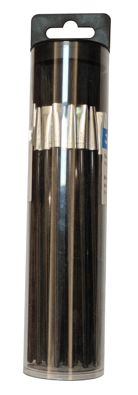 Очистите щетинку набора ручки щетки пластиковую + пластиковое черное или голубая длина 195mm применяясь очищает или крепит на клею к совместному и потокам