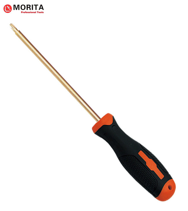 Несжигающие инструменты отвертка с отверстиями Phillips, Pozi, Torx Beryllium Bronze или Aluminum Bronze твердость до HRC30