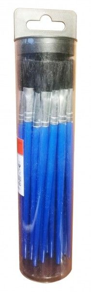 Пластиковая трубка с большей частью щеток потока вешалки с голубыми пластиковыми ПК ручки 25